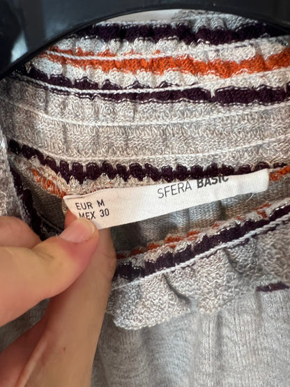 SFERA. Jersey jaspeado detalle cuello y puños T M