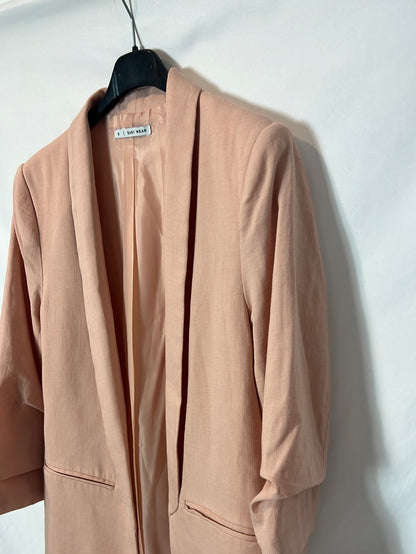 EASY WEAR. Blazer rosa claro  fluida. T S