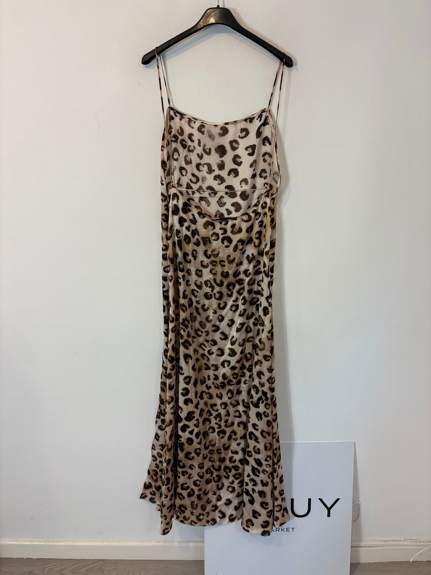 ZARA. Long animal print dress. TS