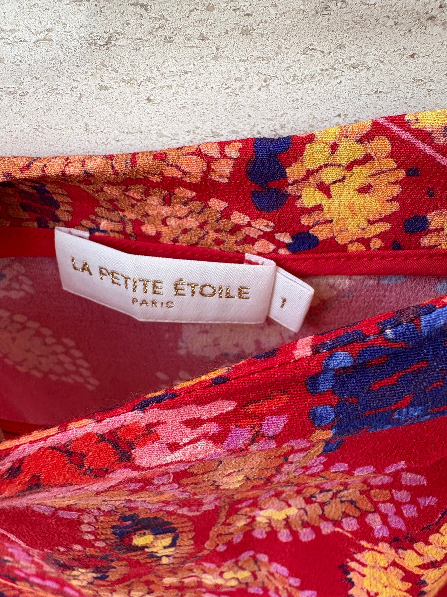LA PETIT ÉTOILE. Falda midi fluida abertura