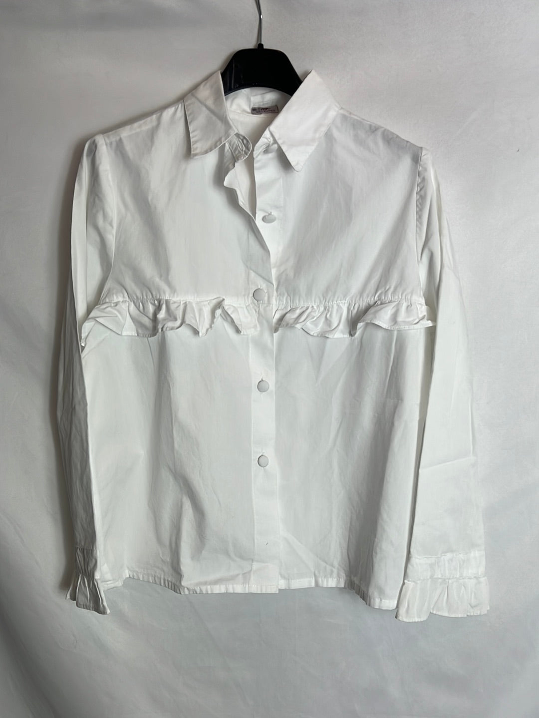 BANOFFEE. Ruffled bank shirt Tu(S)