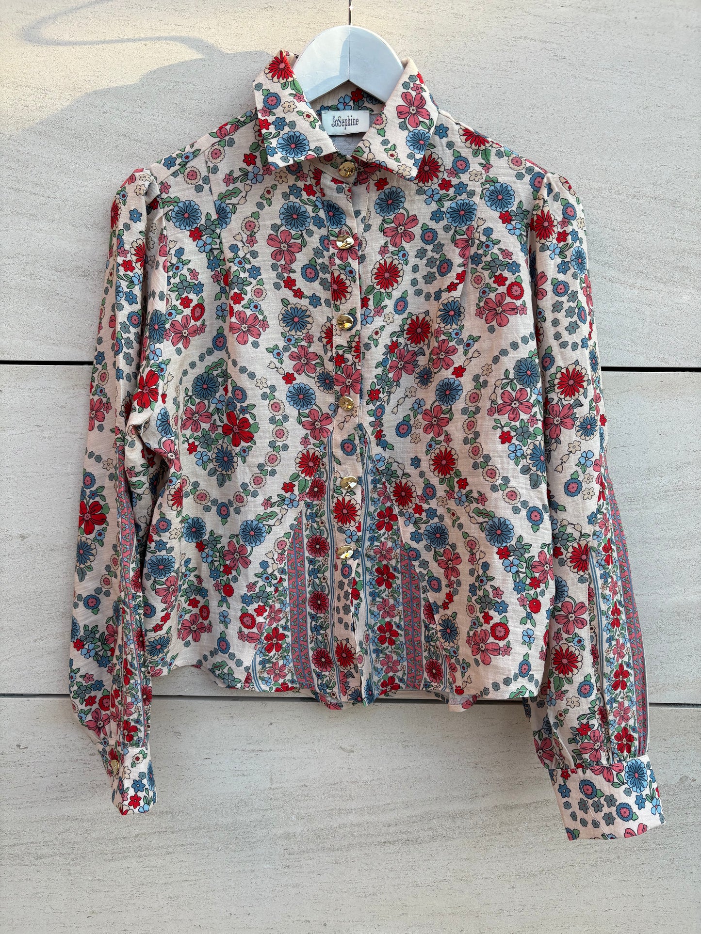 JOSEPHINE. Blusa fluida estampada