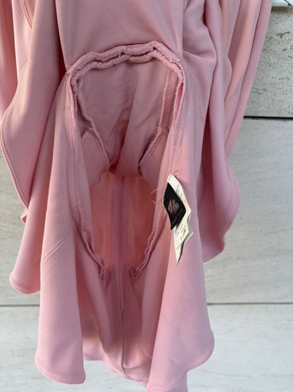JUST CAVALLI. Top rosa  claro detalle escote