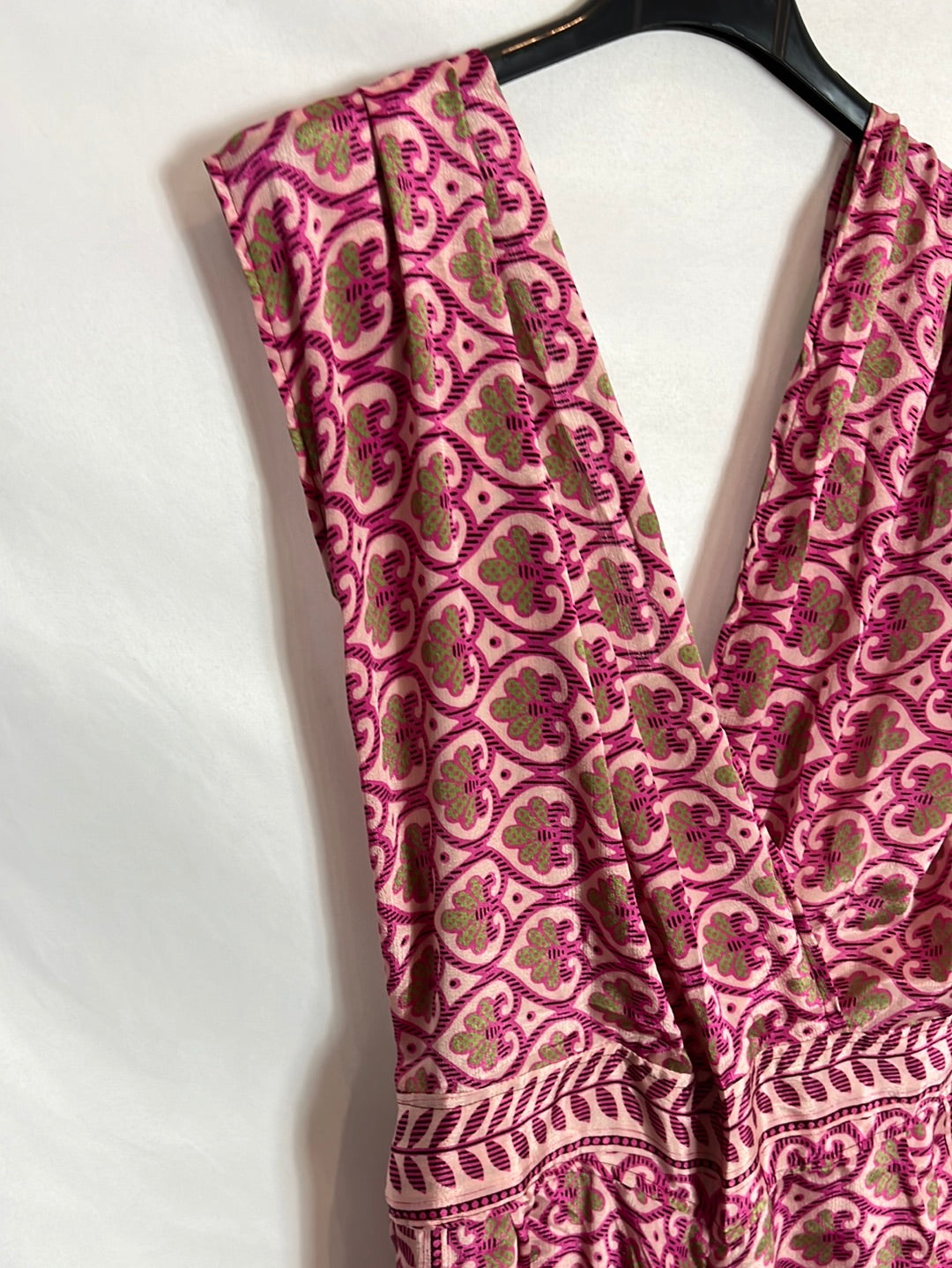 KALAMI. Mono fluido rosa detalle espalda. TU (M)