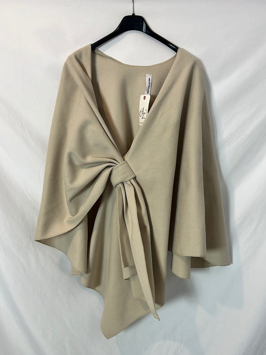 BY AZALEA. Poncho de palo beige  TU(m/l)