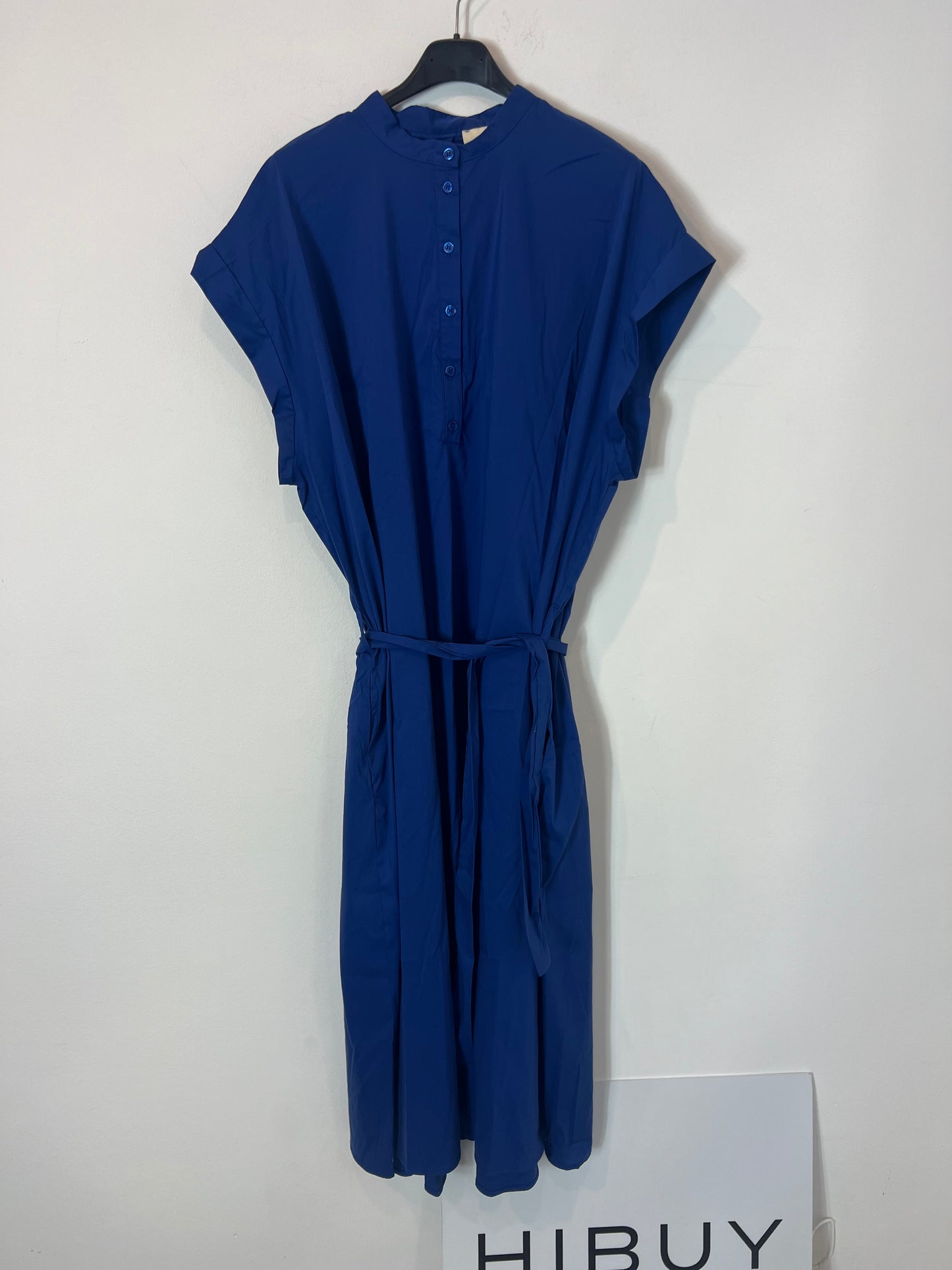 DIXIE. Blue flowing dress Ts (M)