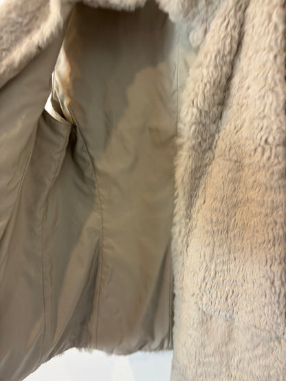 LAURÈL. Chaleco reversible pelo NATURAL