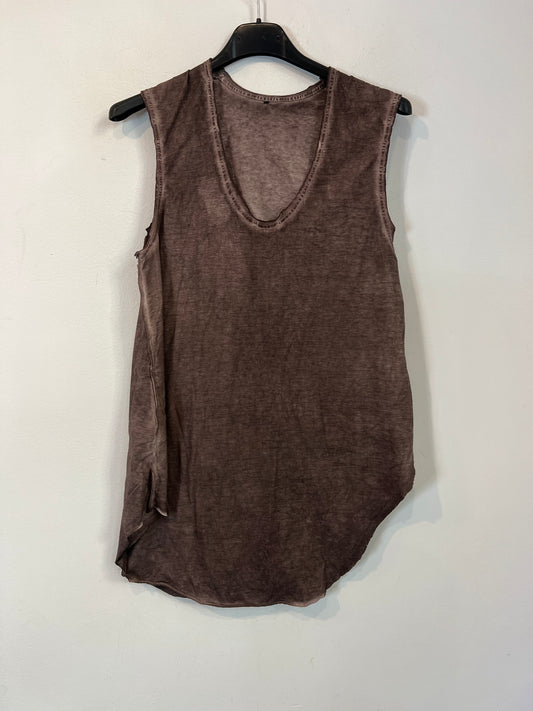 OTRAS. Camiseta marrón tie dye T.42(m)