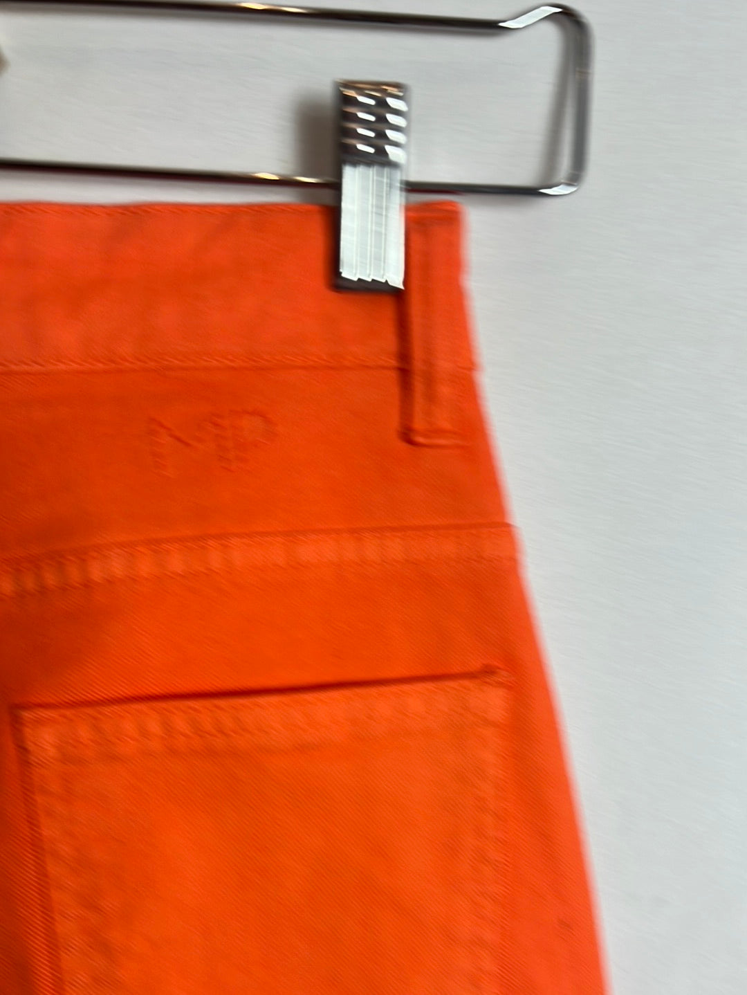 MY PEEOPTOES. Orange wide-leg straight-leg pants. Size 32