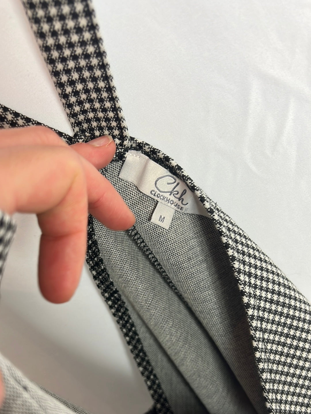 C&amp;A. Mini checked dungarees. TM