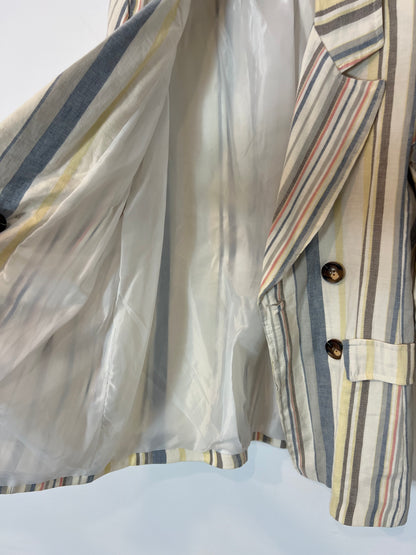 AMEÉ. Striped blazer with linen. TM