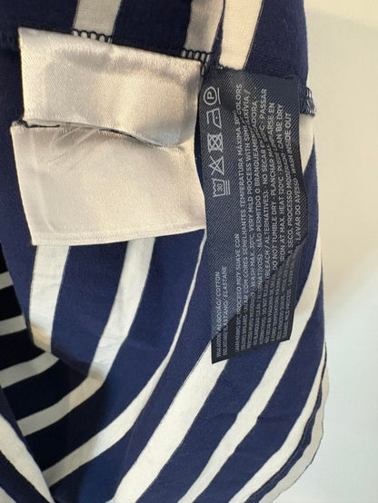 LLOYD´S. Camiseta azul rayas algodón