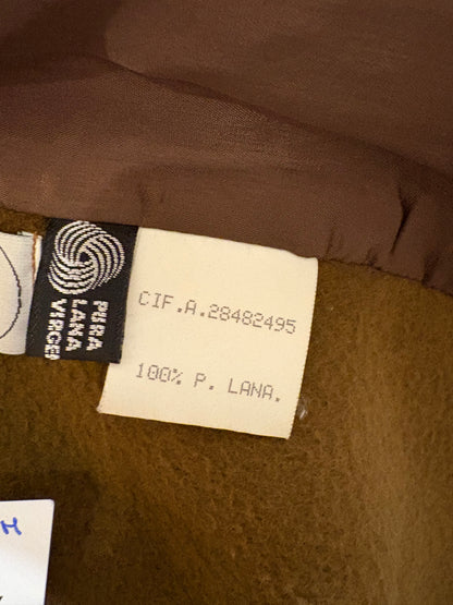 GONNELLA. Abrigo lana marrón T.m