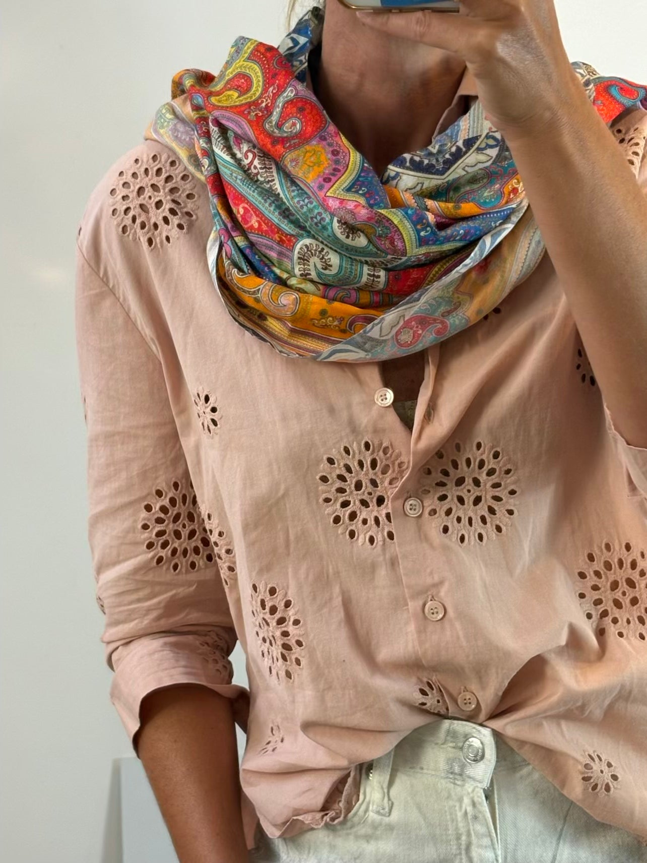 Fular multicolor fluido pasley
