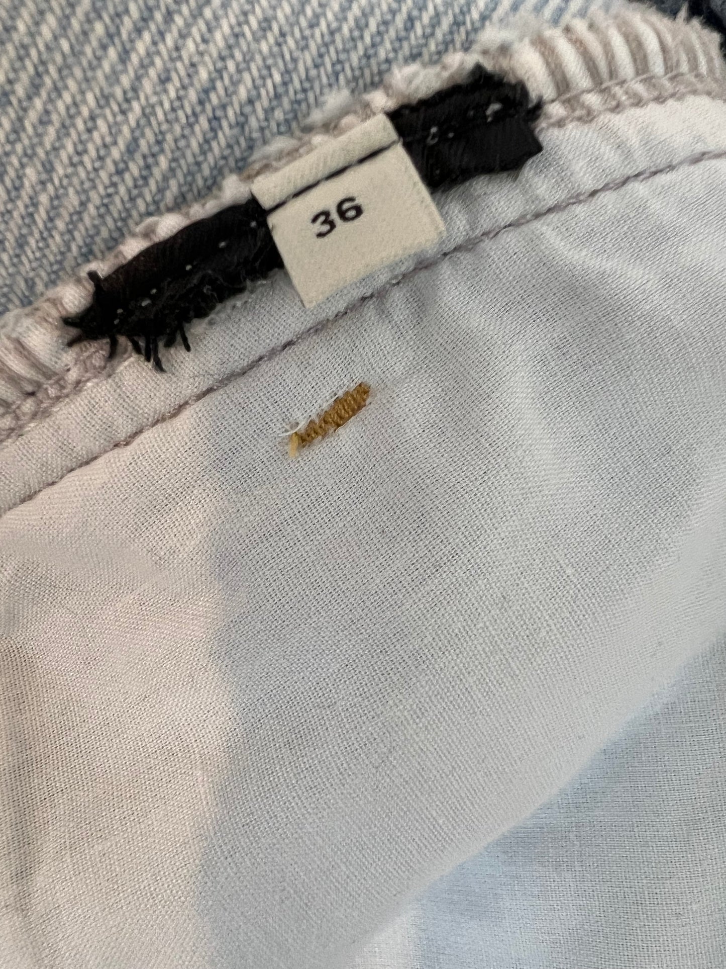 ISABEL MARANT. Falda denim abotonada T.36