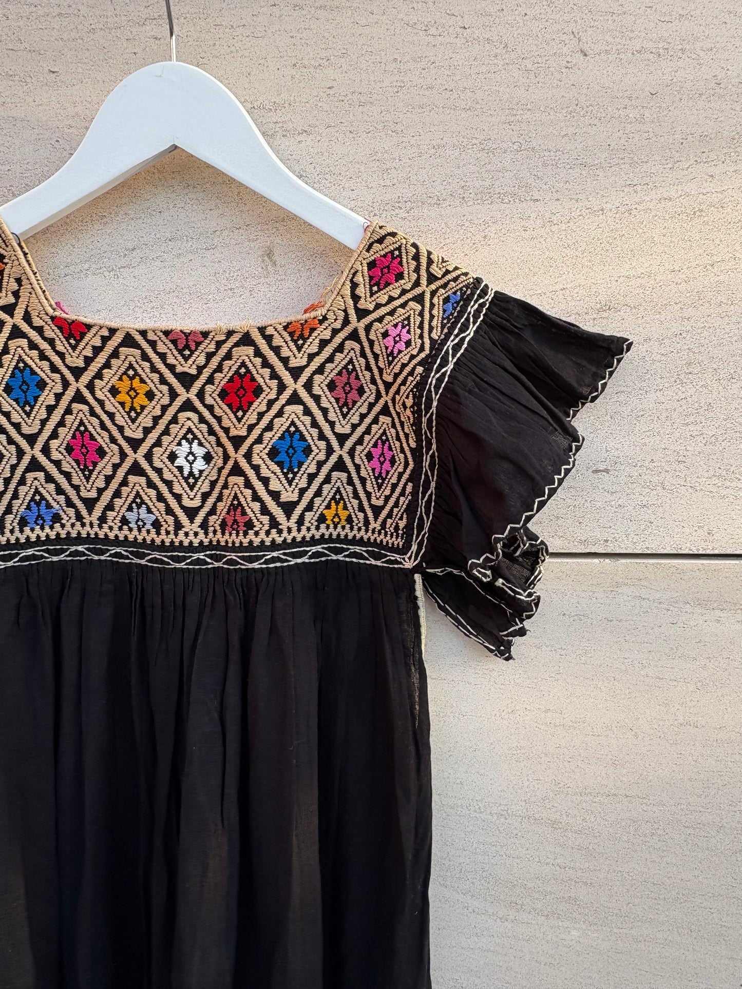 Vestido Maxi mexicano bordados