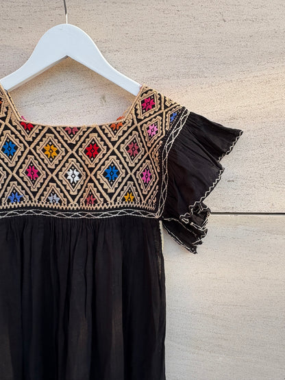Vestido Maxi mexicano bordados