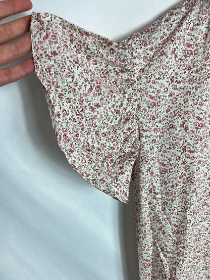 POPPELIN. Beige floral Ts dress