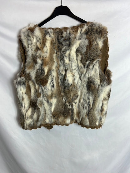 OTHERS. Reversible rabbit vest. TM/L (Tara)