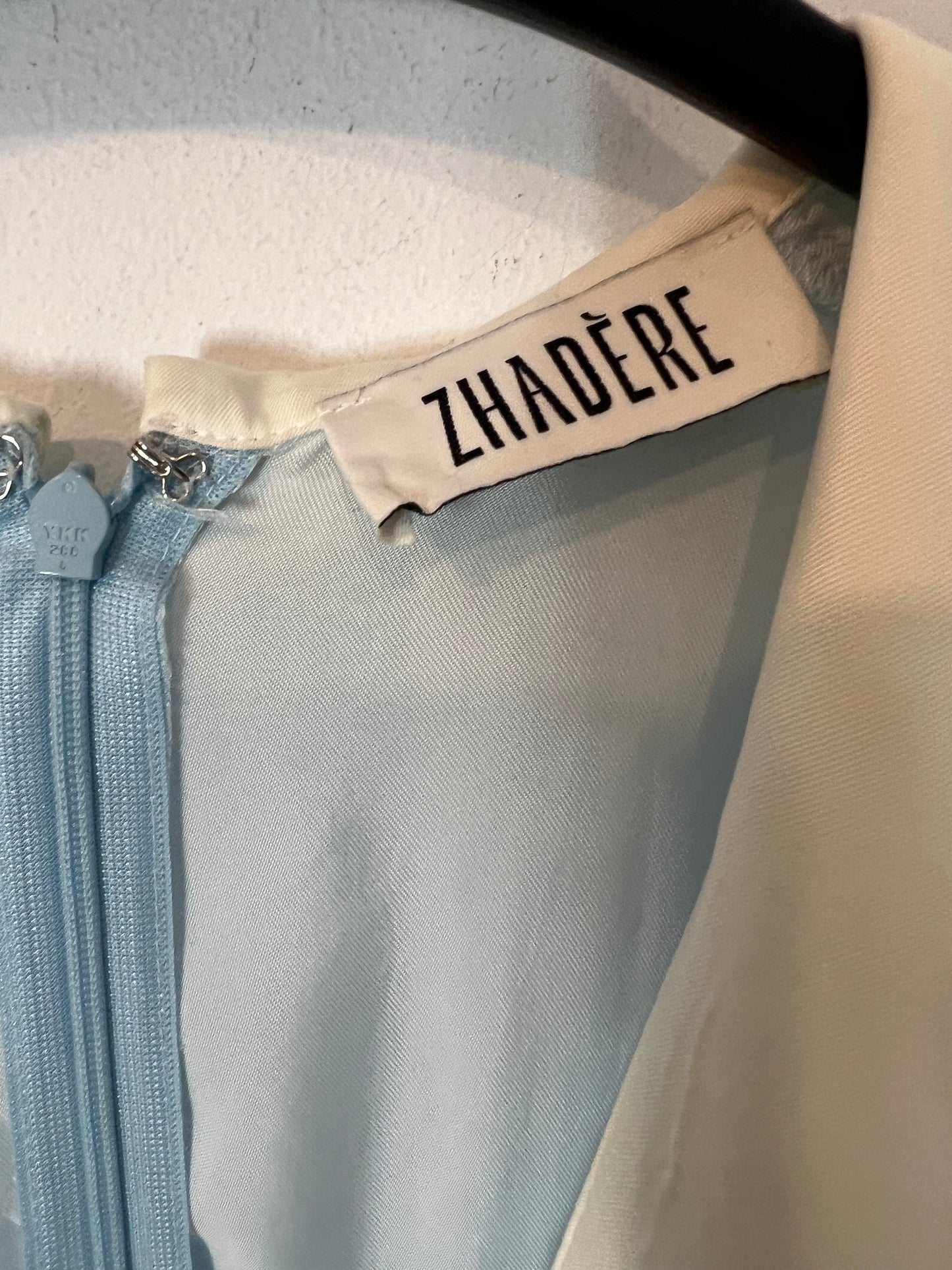 ZHADERE. Vestido azul lencero T.s