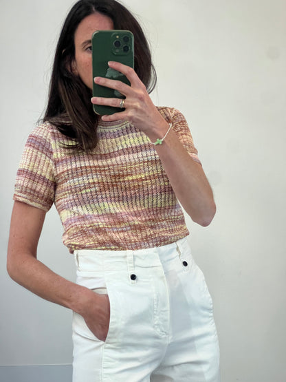 DES PETITS HAUTS. Top hilo colores