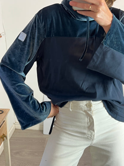 EMPORIO ARMANI. Double-textured sweatshirt TM