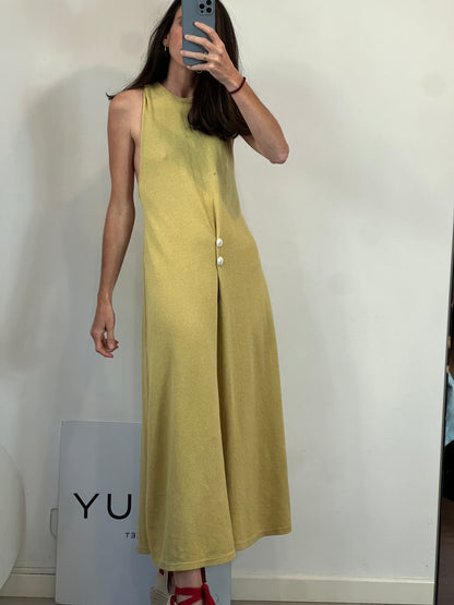 LAIA ALEN. Vestido midi botones