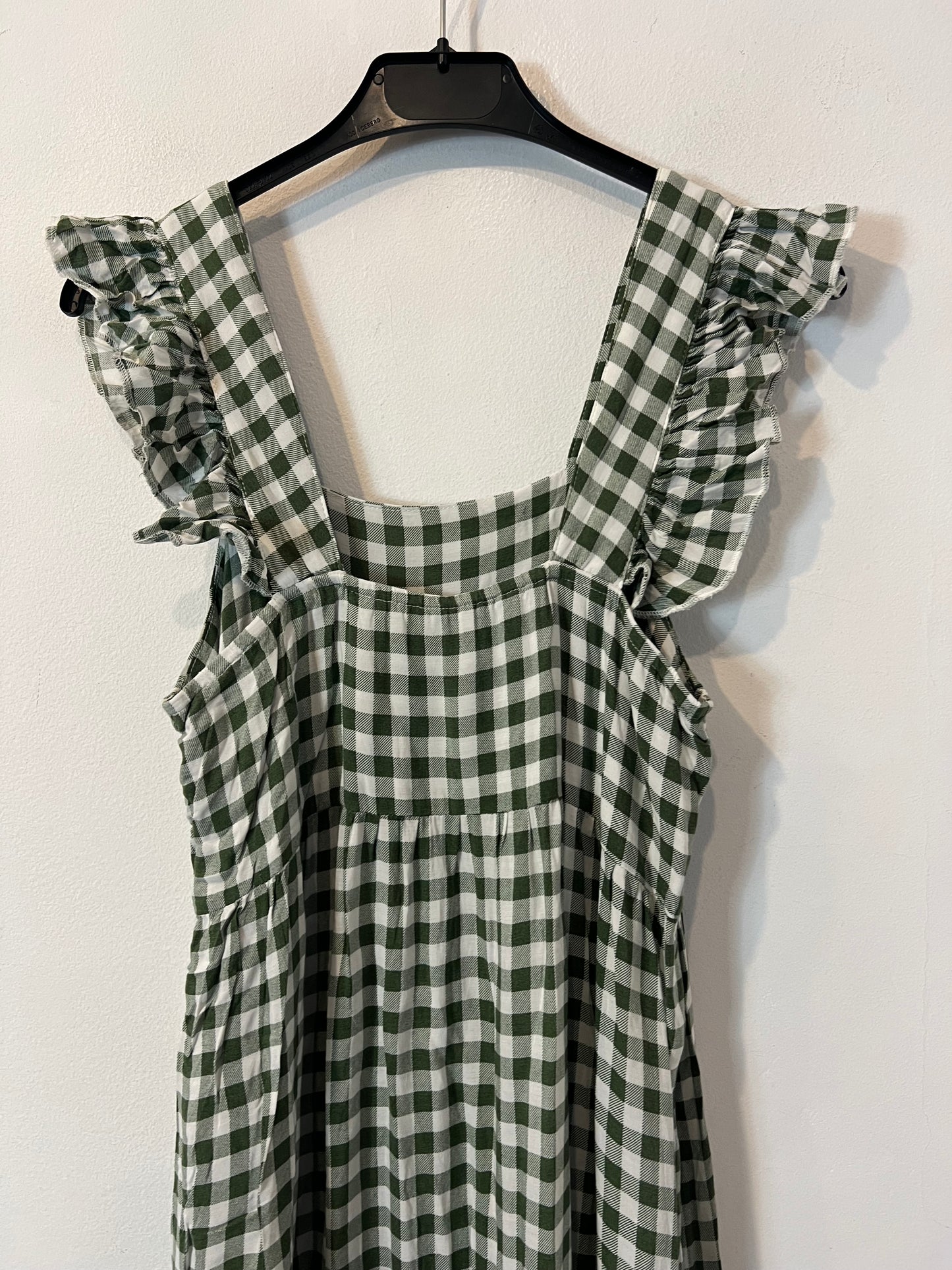 Vestido largo cuadros