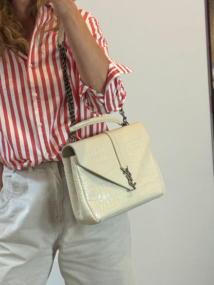 YVES SAINT LAURENT. Bolso collage large piel