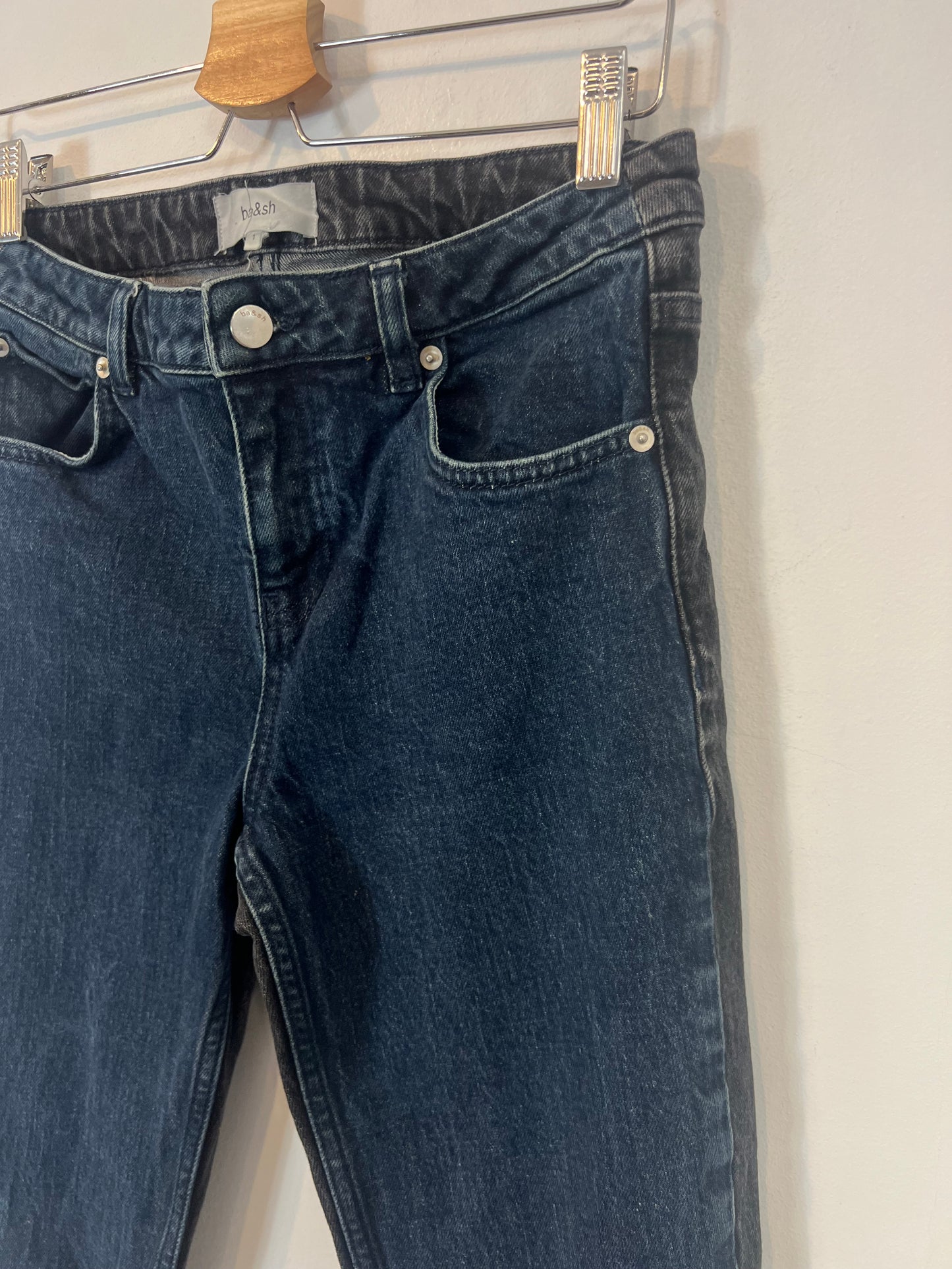 BA&amp;SH. Two-tone cropped denim. T 1(S)