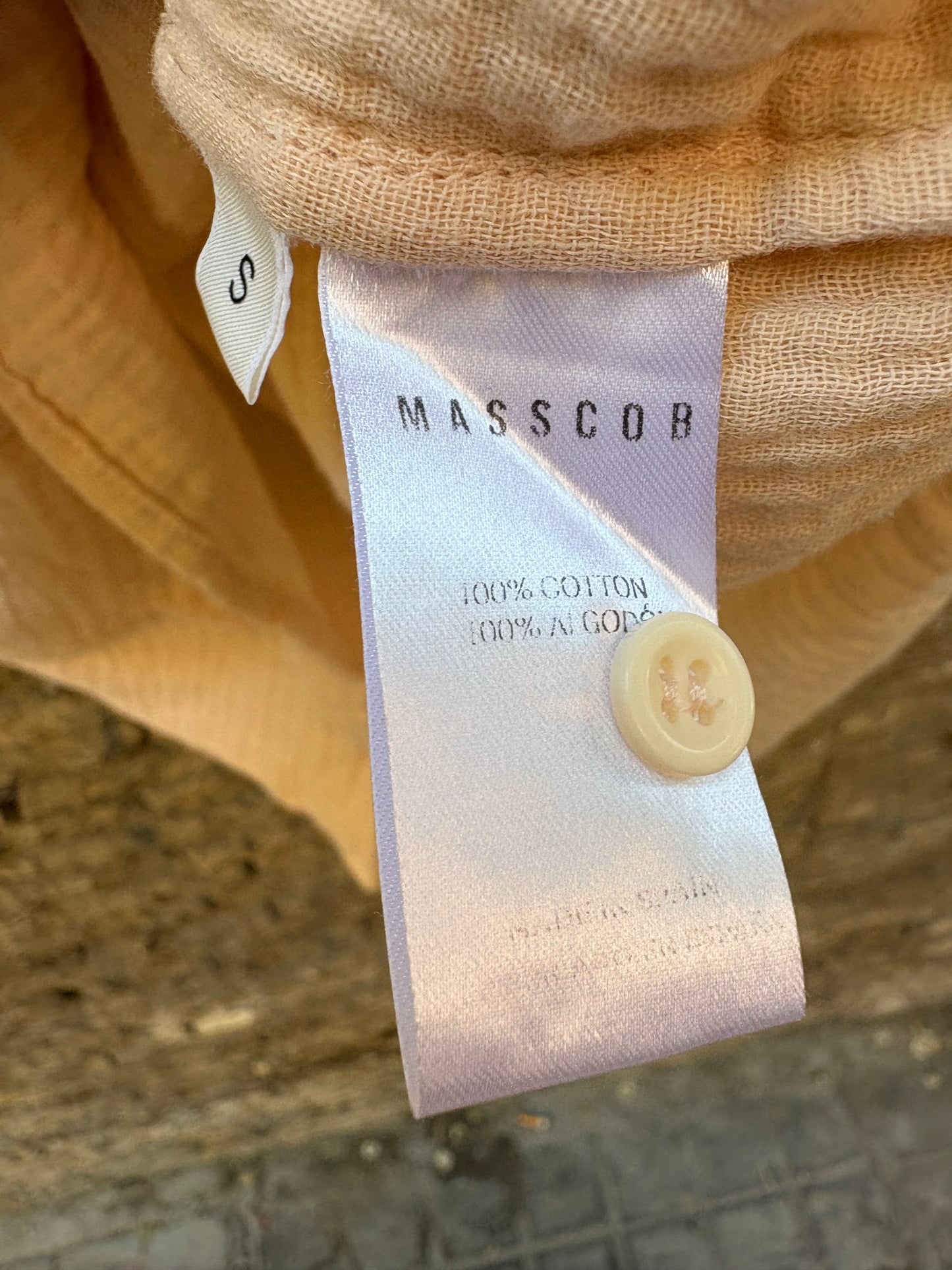 MASSCOB. Blusa manga farol tono pastel