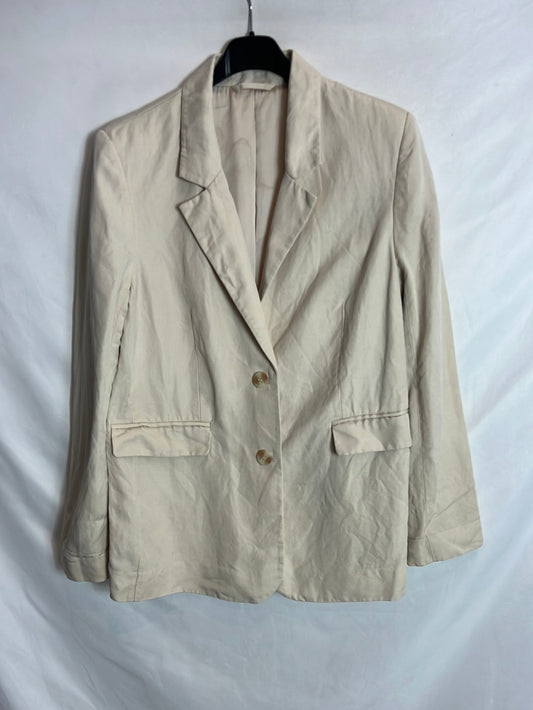 &amp;OTHER STORIES. Beige fluid blazer T.38