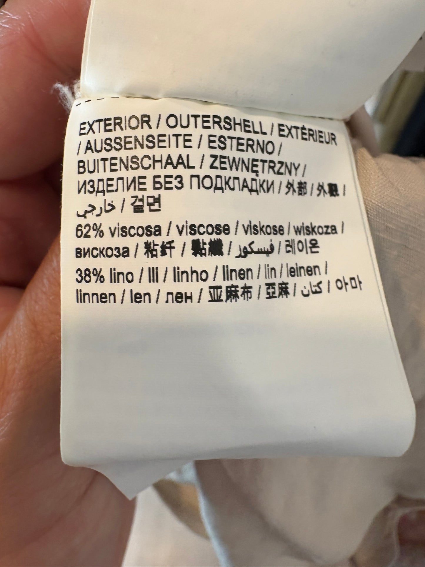 BIMBA Y LOLA. Beige linen jumpsuit. TS