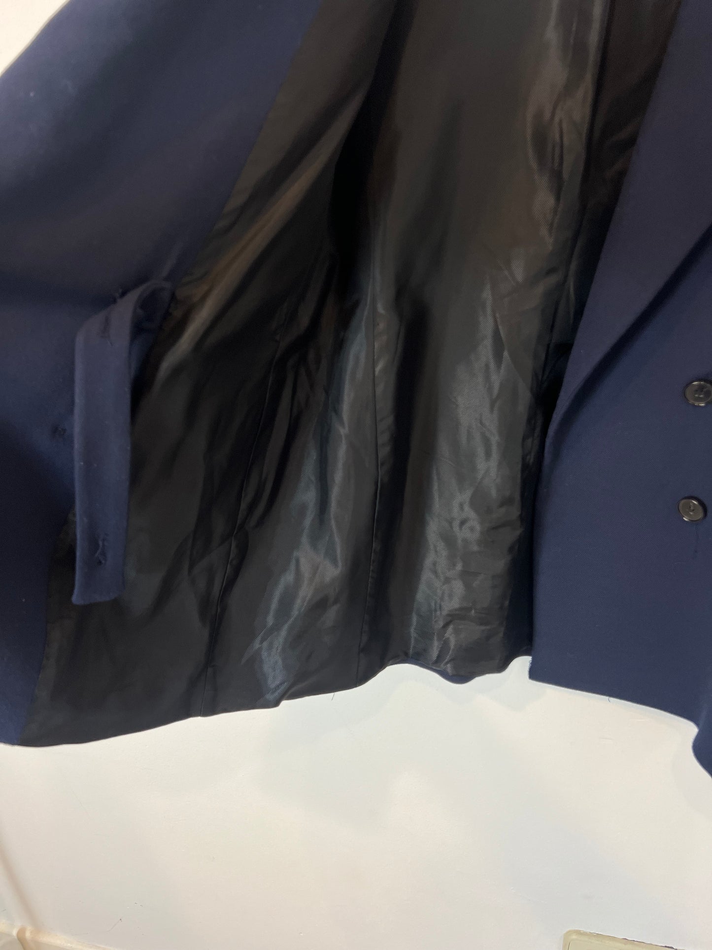 ZARA. Total look blazer y pantalón azul marino. T S
