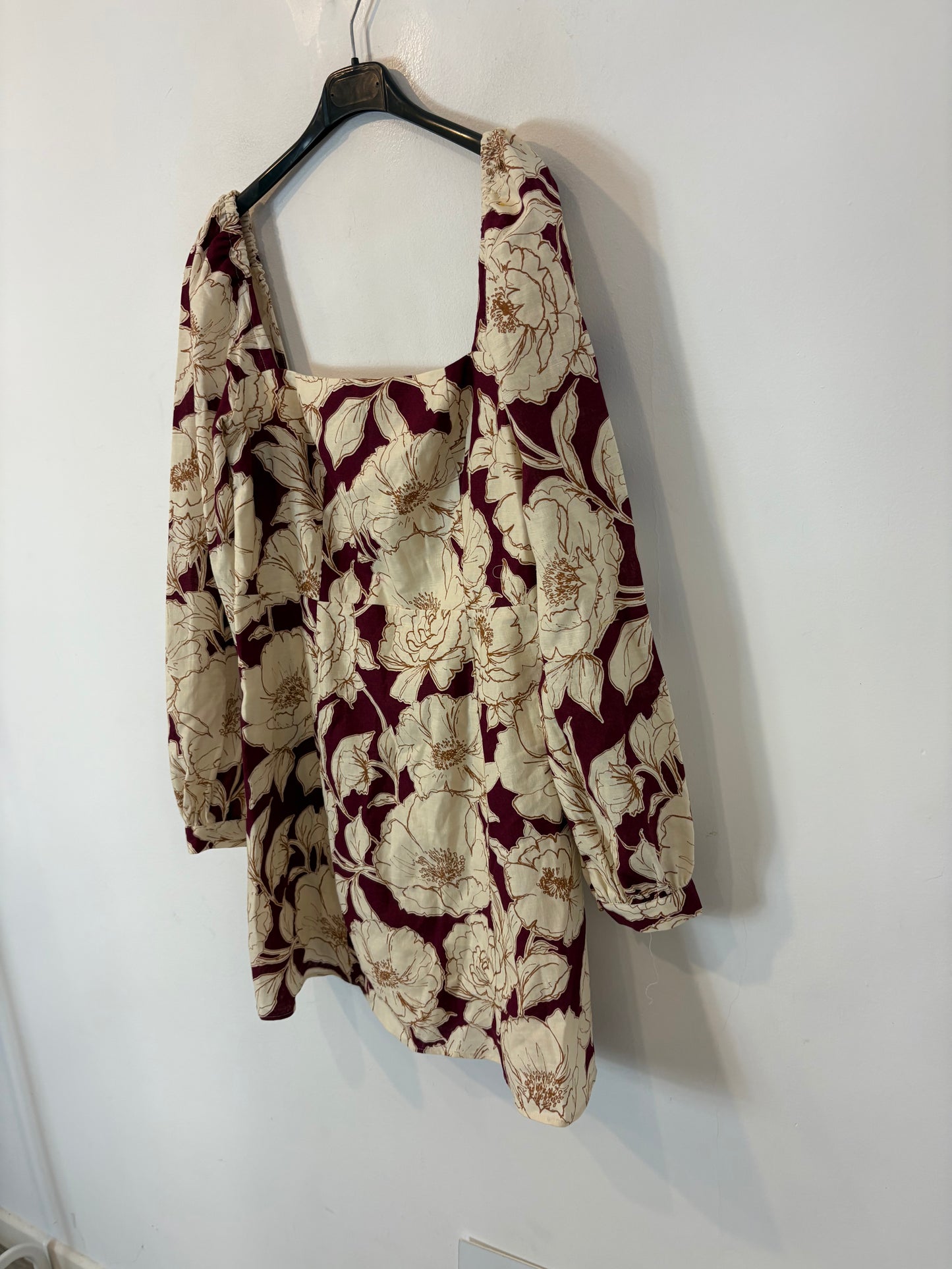 SÉZANE. Vestido corto estampado mezcla