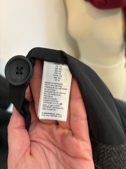 THE DROP. Abrigo largo gris jaspeado