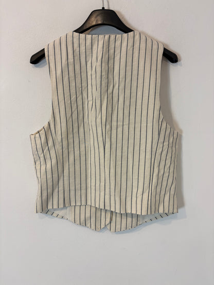 ZARA. Striped cotton vest. TS