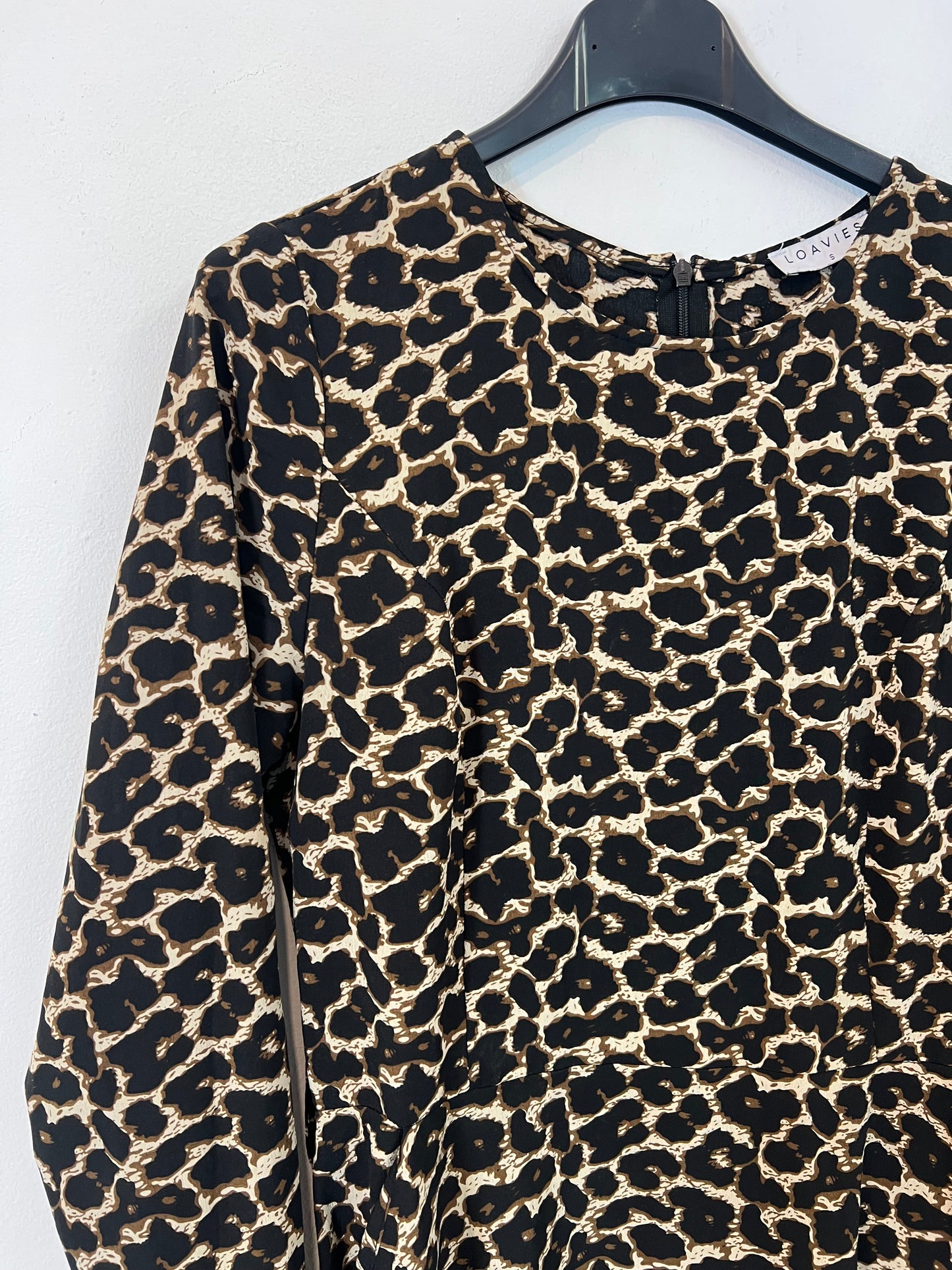 LOAVIES. Vestido midi anima print T.s