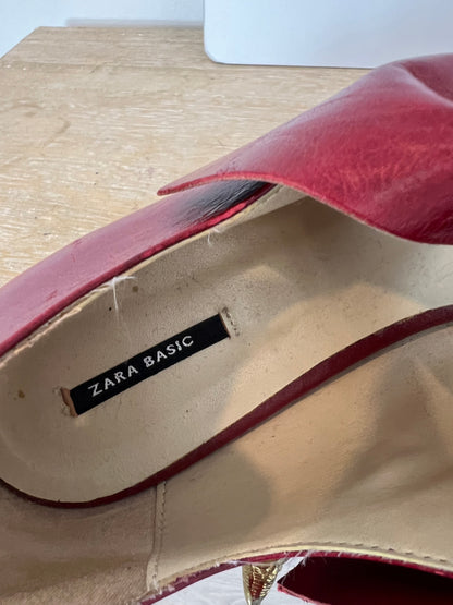 ZARA. Bailarina bureos lazada T.39