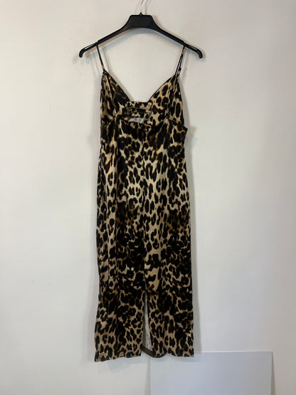 ZARA. Vestido midi animal print T.s