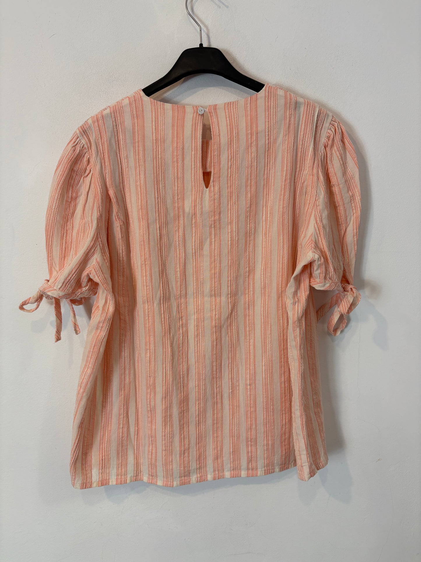 MI CANESÚ. Blusa textura detalle mangas