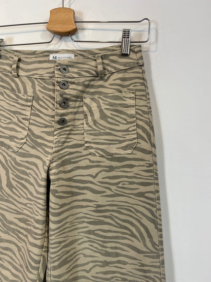 MUSCARI. Pantalón culotte animal print T.s