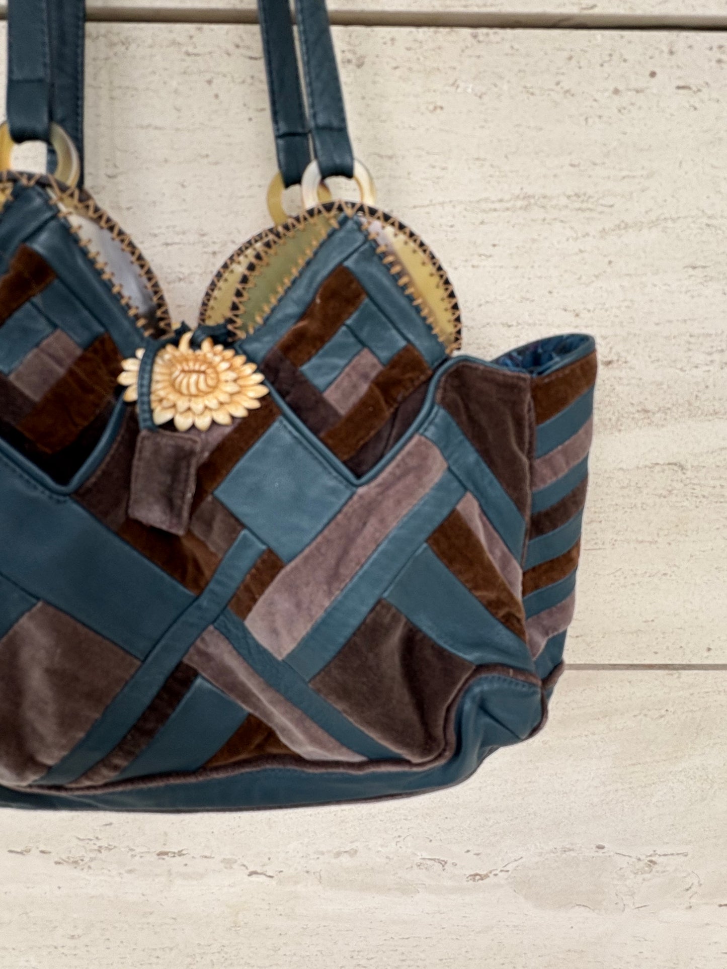 JAMIN PUECH. Bolso de hombro texturas