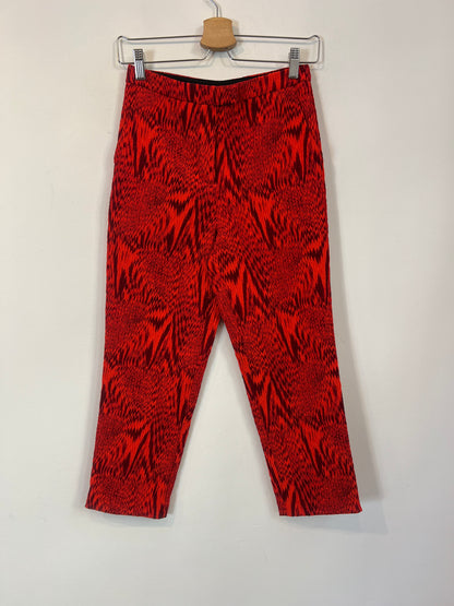 TOPSHOP. Pantalón estampado textura TU(34)