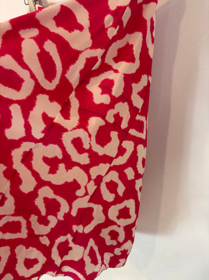 ISABEL MARANT. Falda midi seda estampada