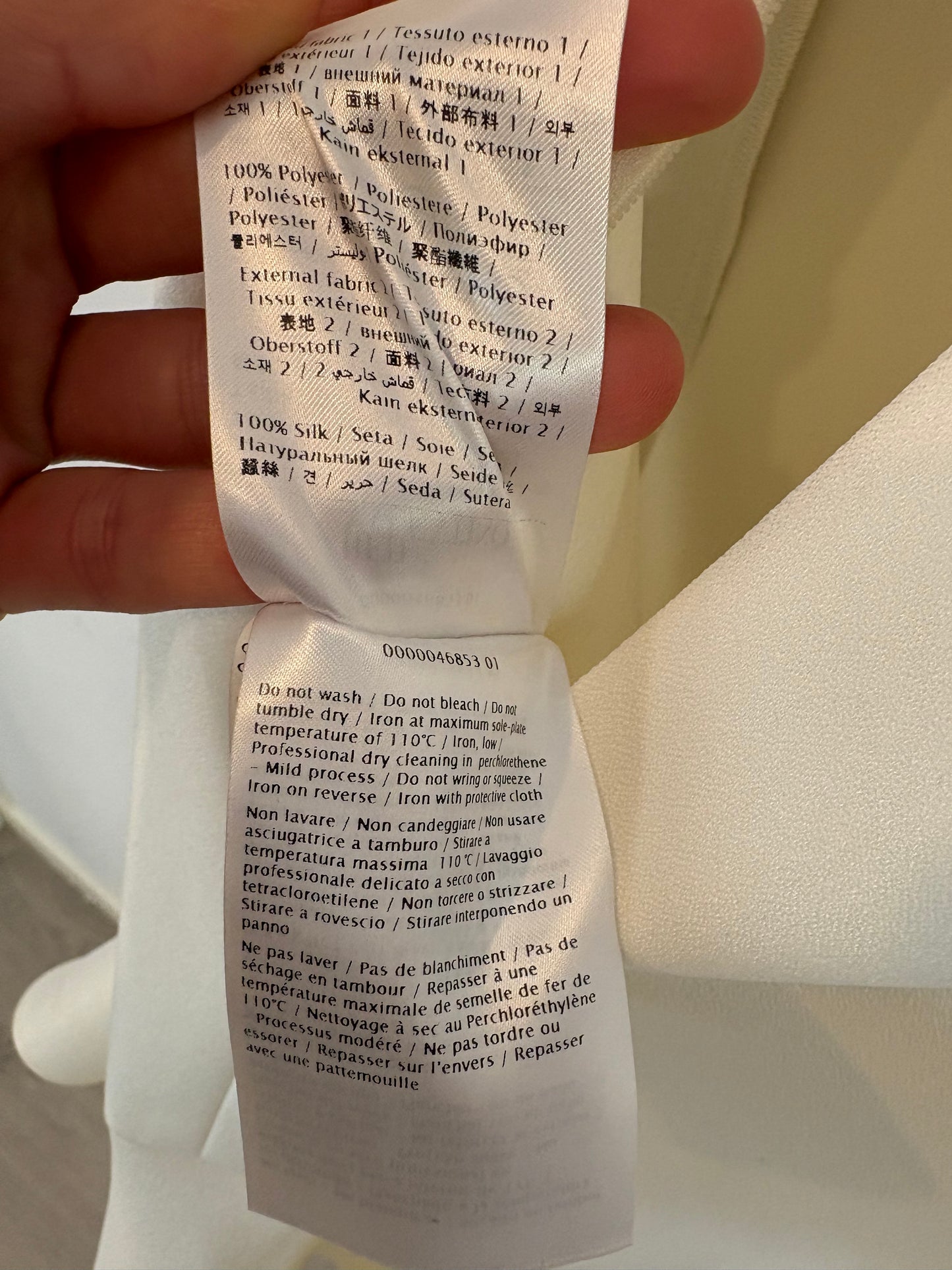 RED VALENTINO. Vestido corto volante. T 40 (S)