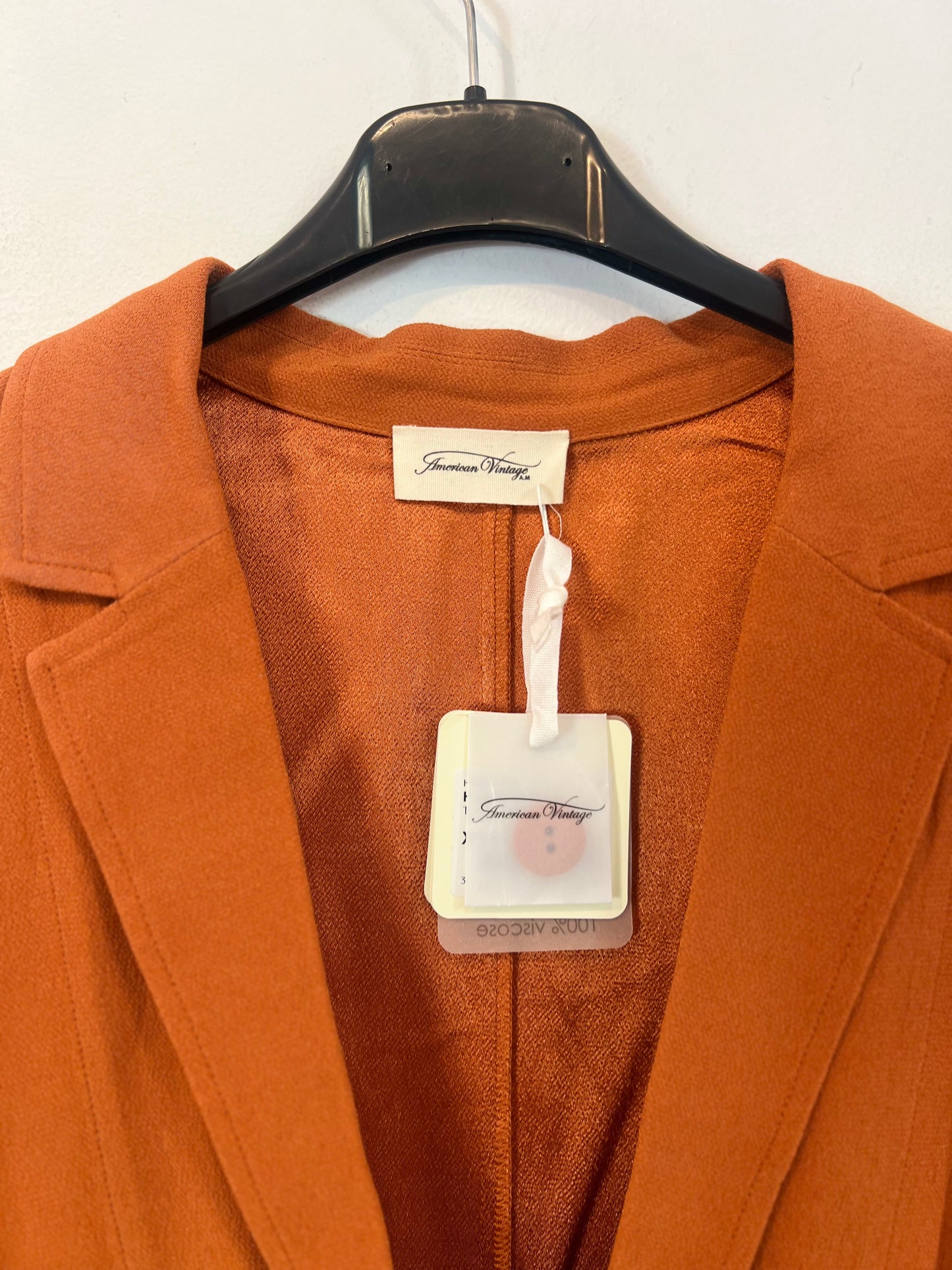 AMERINCAN VINTAGE. Chaleco fluido teja T.xs/s