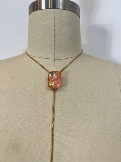 FORTE FORTE. Colgante piedra rosa