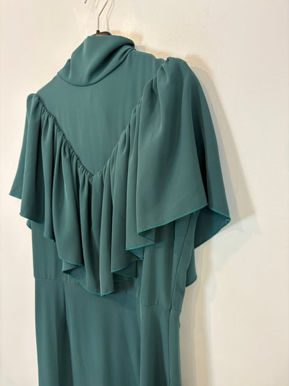 BOLFATE. Vestido midi escote volante