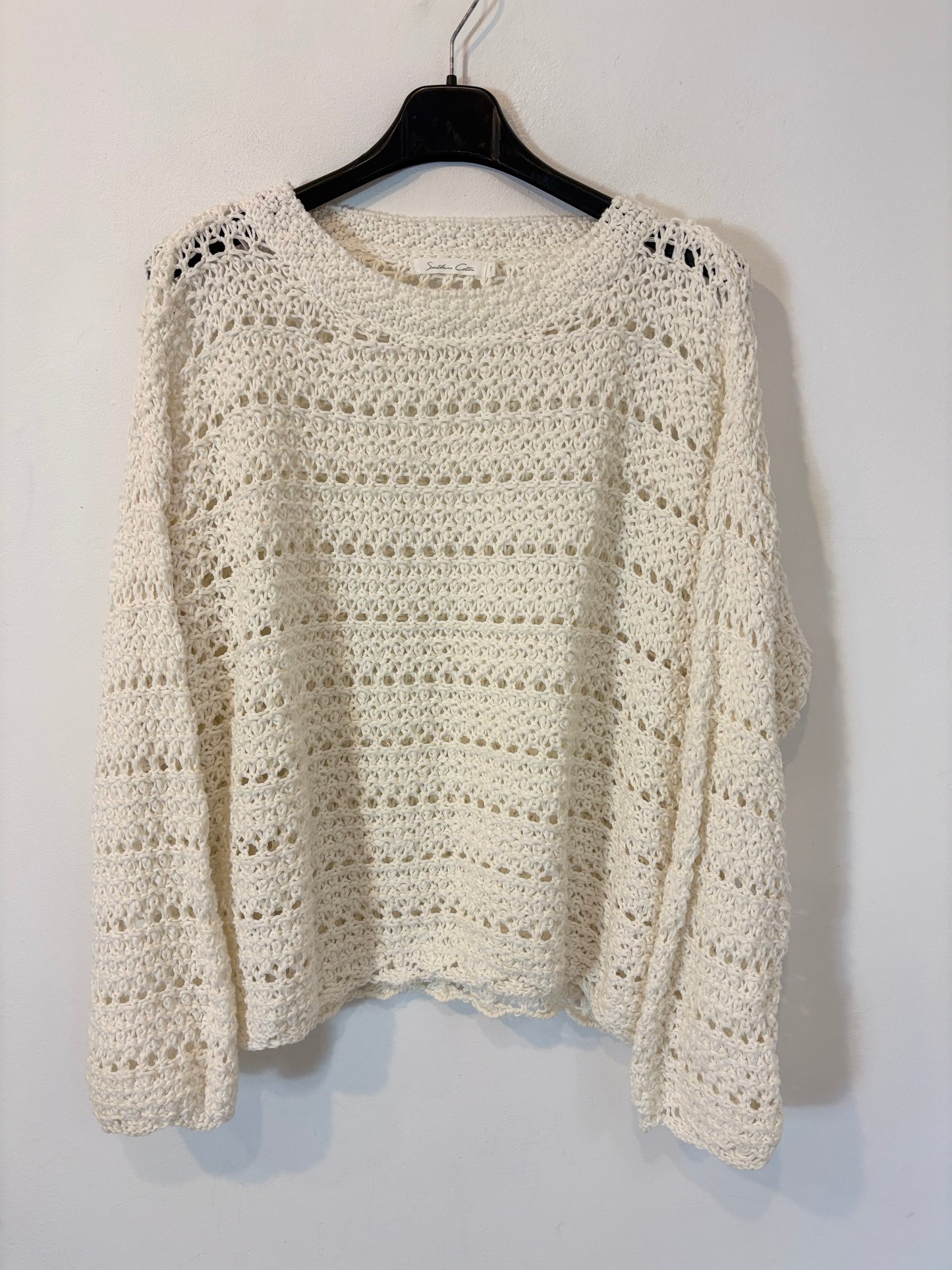 SOUTHER COTTON. Chunky knit sweater with cotton. TM